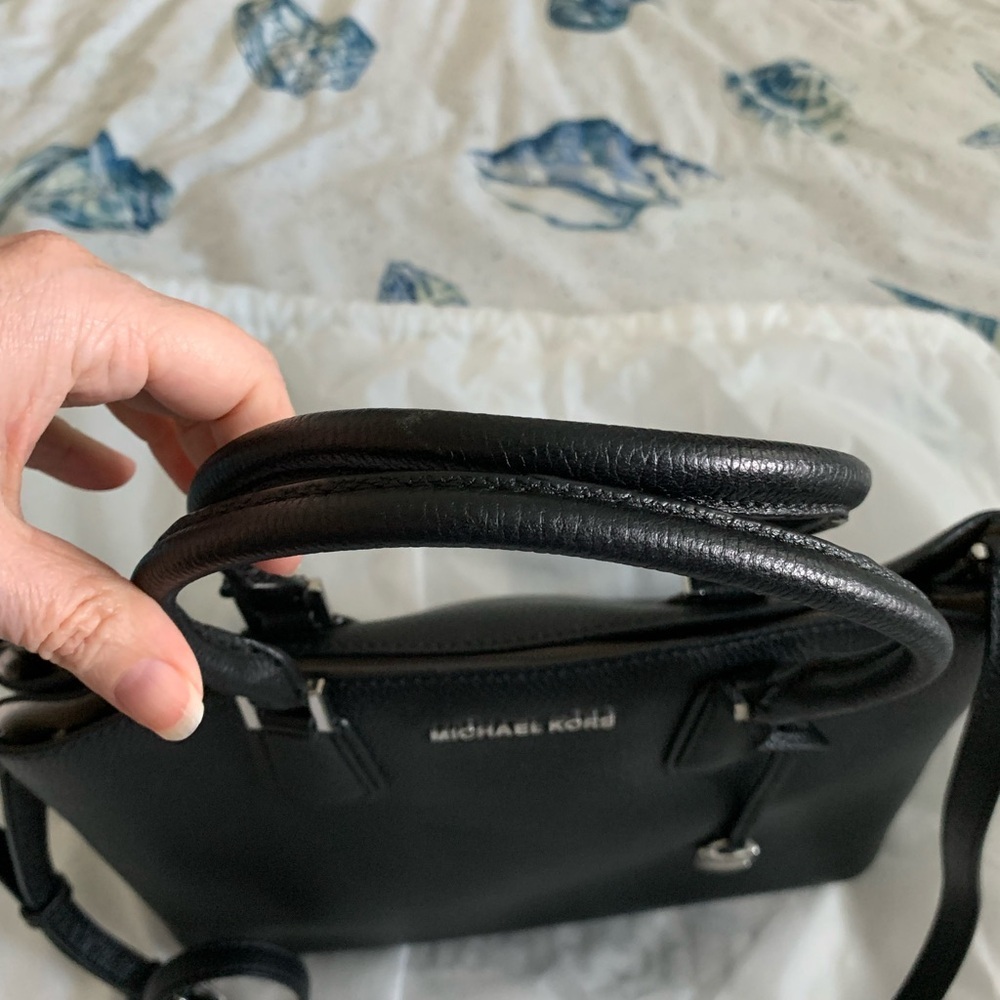 Michael Kors Black Adele Large Satchel Bag - Picture 4 of 12